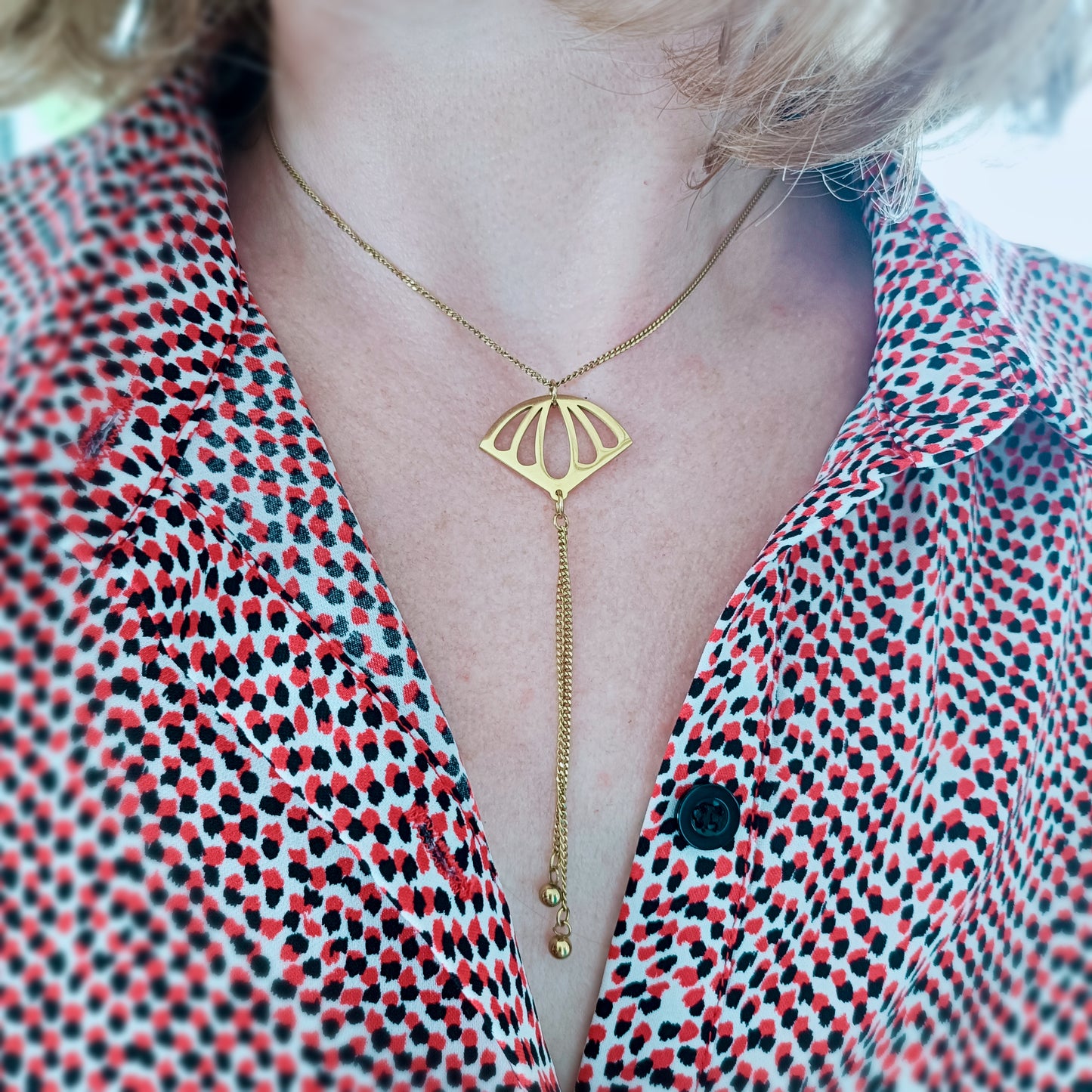 HERMÈS Collier - Acier doré