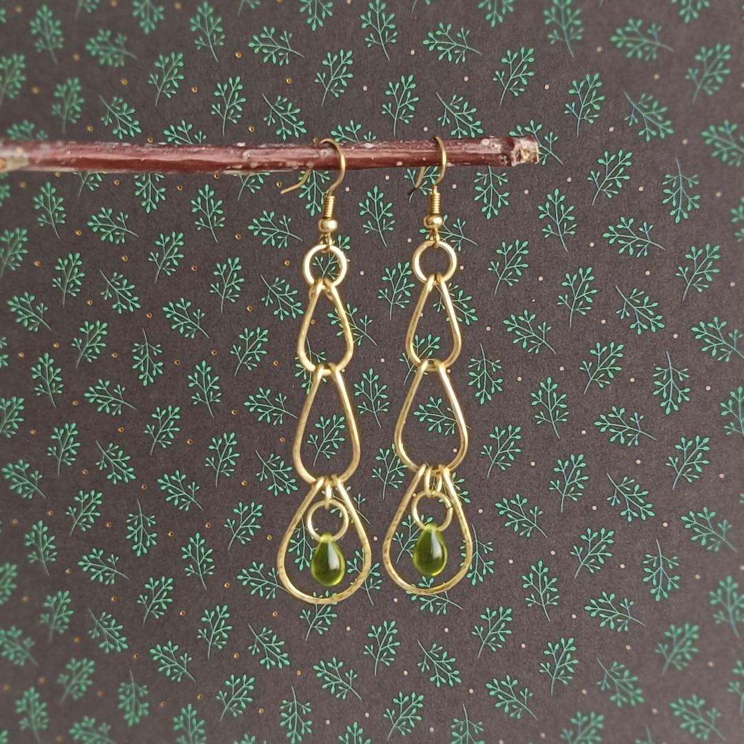 LISE Boucles d'oreilles - Laiton brut