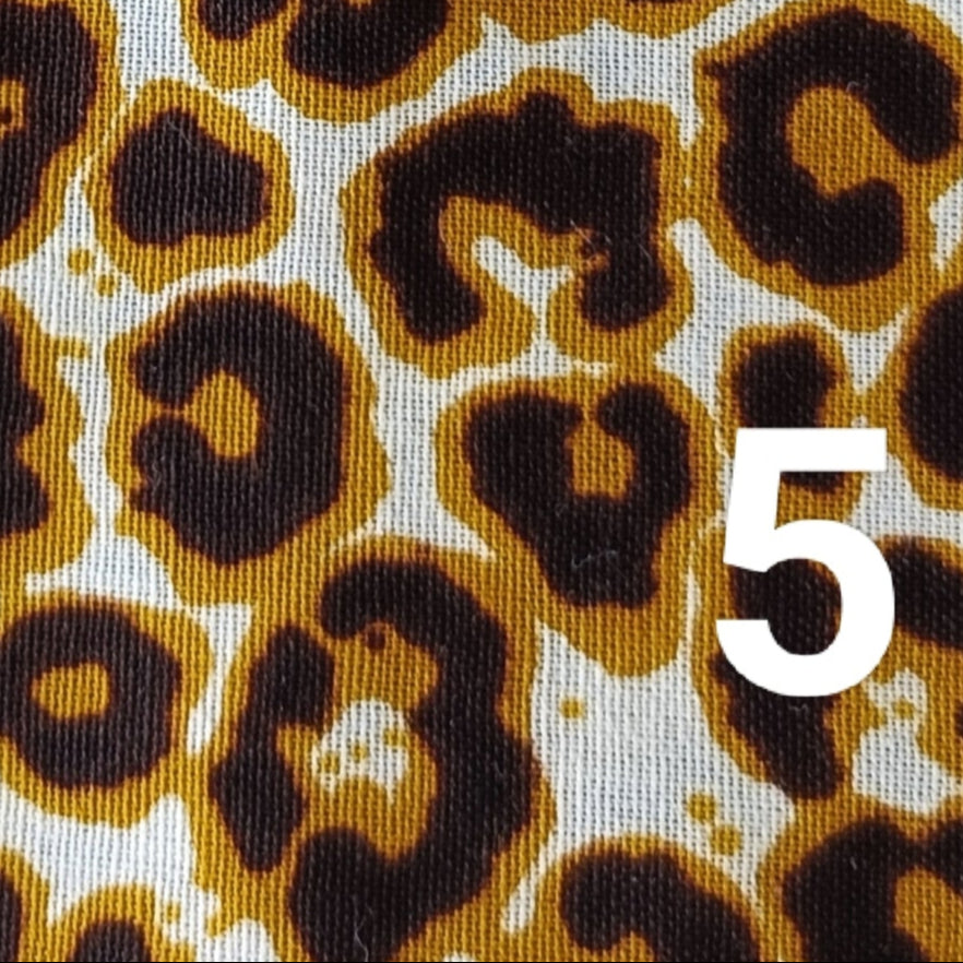 Tissu wax 5 léopard