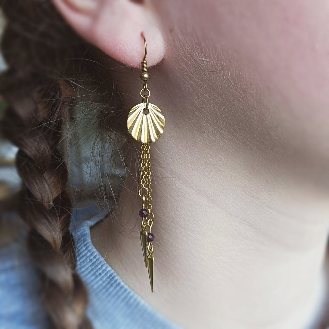 Boucles Leontine portées