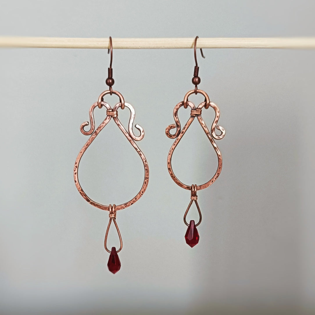 Boucles d'oreilles Rama en deux tailles