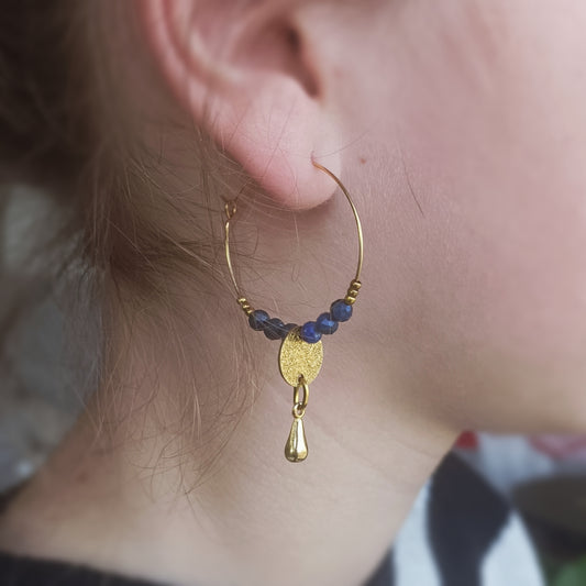BILLIE Boucles d'oreilles - fines créoles