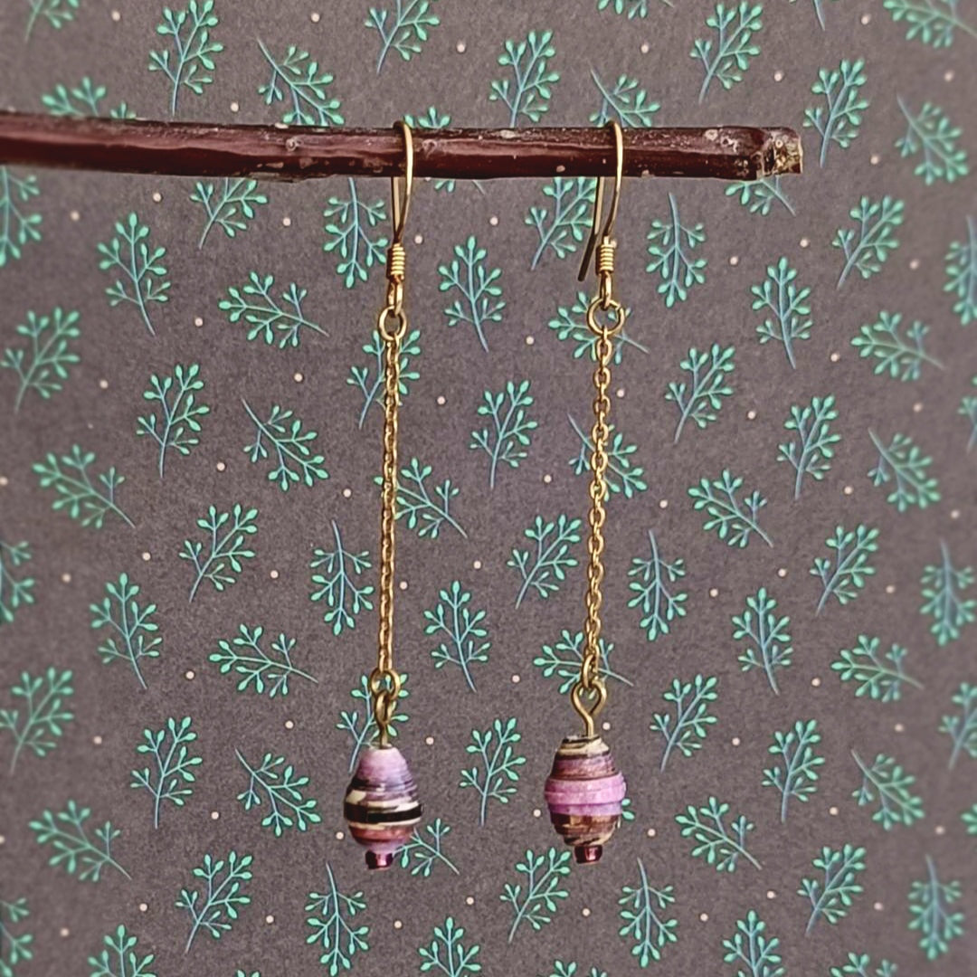 ALADDIN Boucles d'oreilles - Papier