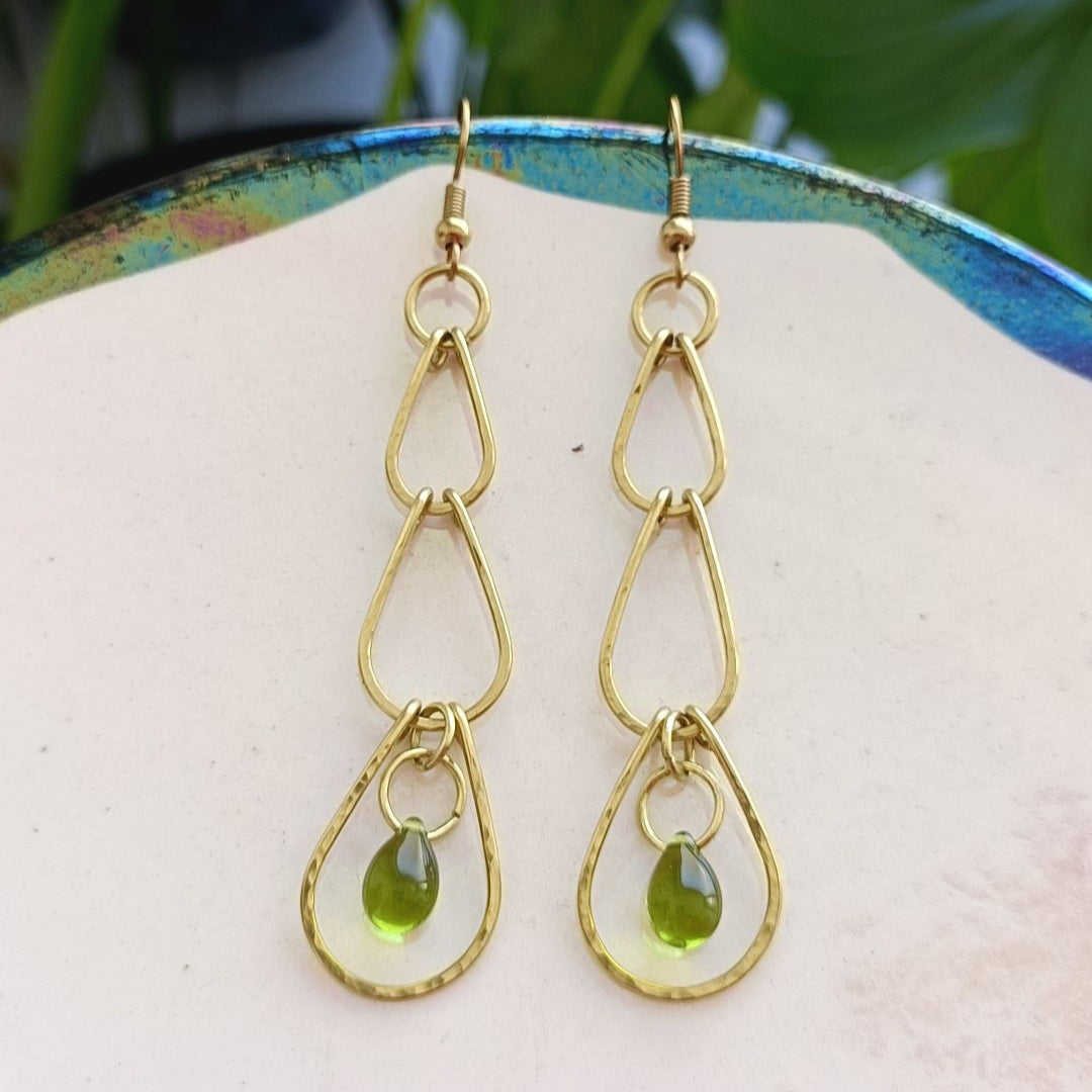 LISE Boucles d'oreilles - Laiton brut