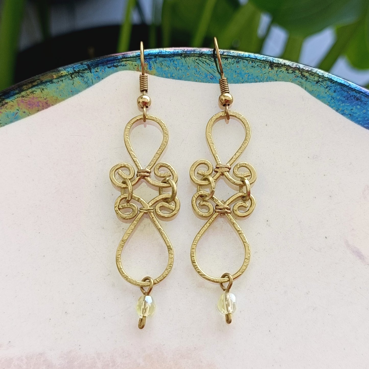 DOHA  Boucles d'oreilles - Laiton brut