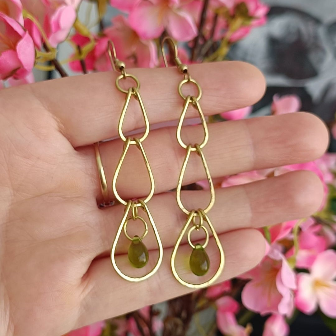 LISE Boucles d'oreilles - Laiton brut