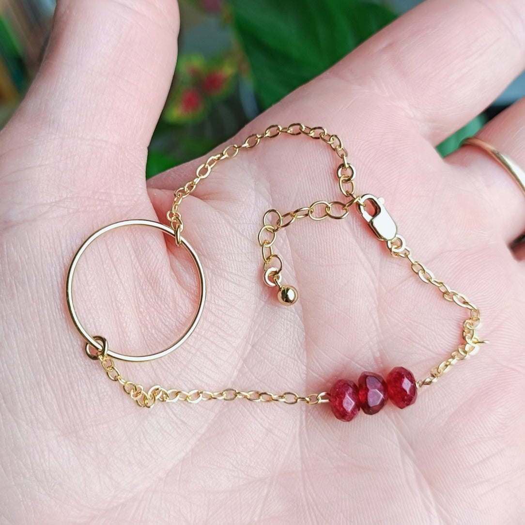 Bracelet fin en Or Gold-Filled (or laminé) 14 carats BONNIE
